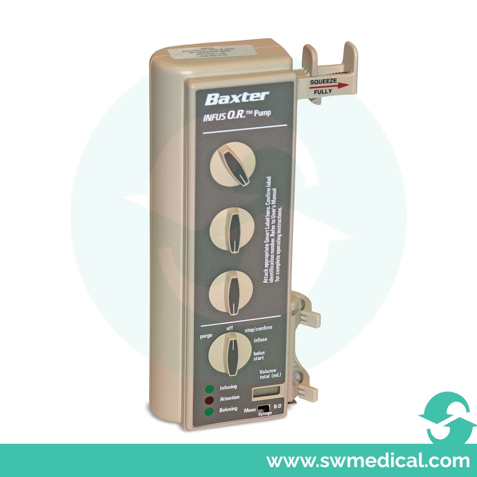 Baxter InfusOR Syringe Pumps For Sale | SW Medical – Southwest Medical ...