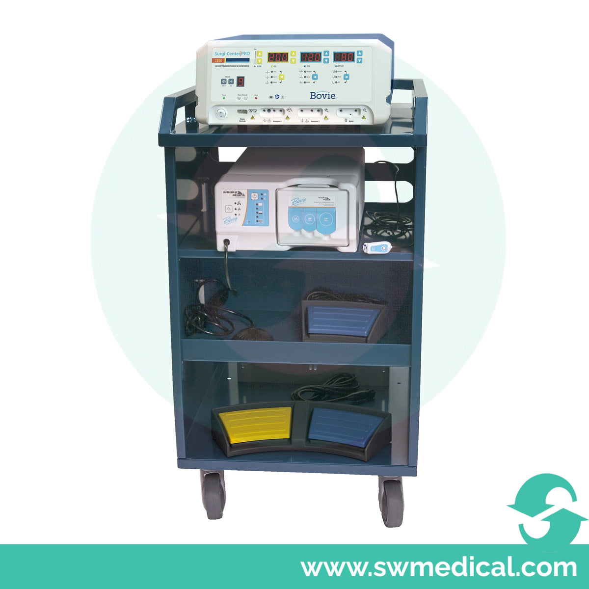 Bovie Surgi-Center PRO A2350 Electrosurgical Unit On Cart For Sale