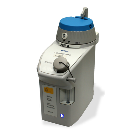 Drager D-Vapor Desflurane Vaporizer
