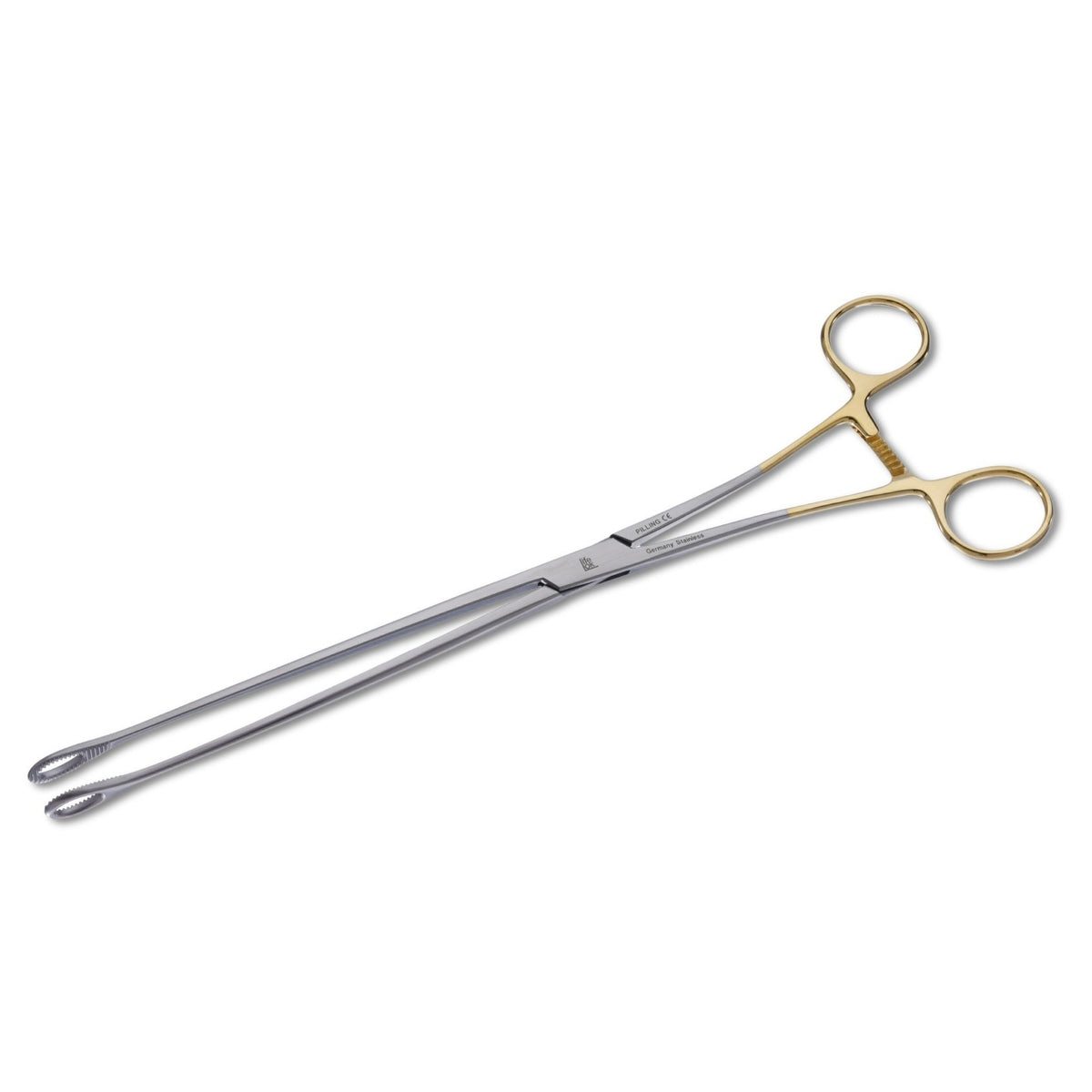 Pilling 841010 Kaiser-Pilling Ring Forceps Long Jaw, Straight, 12-5/8"
