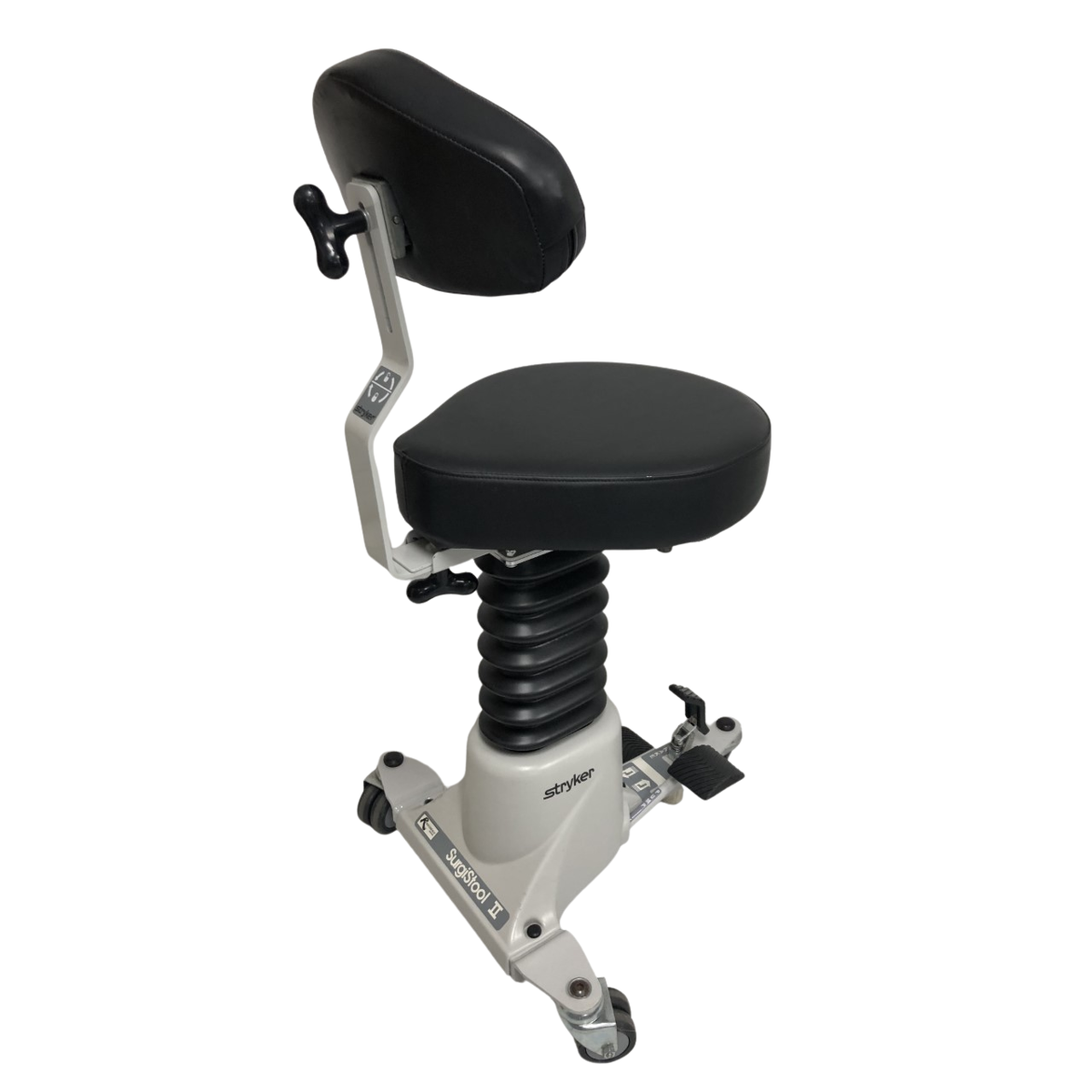 Stryker 830 SurgiStool II Surgeon Stool Teardrop Seat