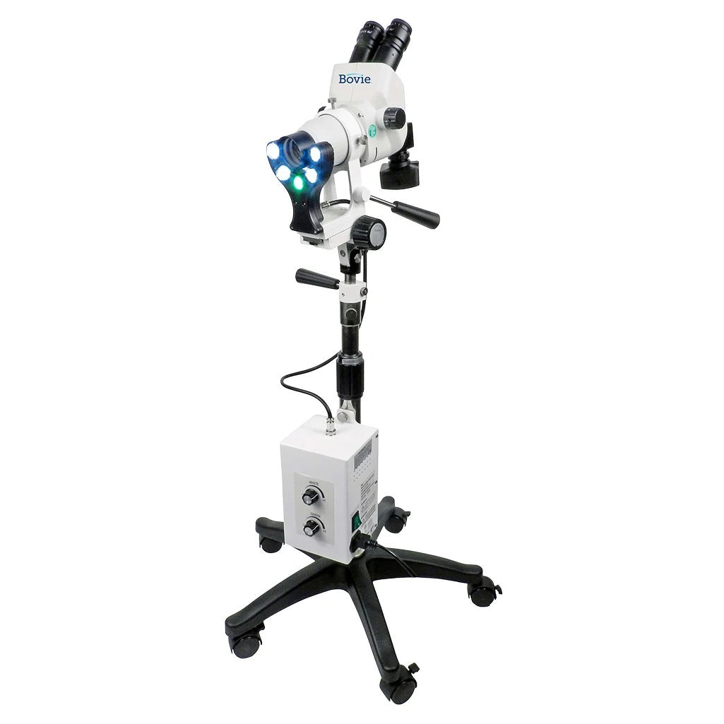 Aspen Colpo-Master II binocular zoom center post colposcope CS-205LED with LED light and 5-leg base